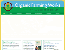 Tablet Screenshot of organicfarmingworks.com